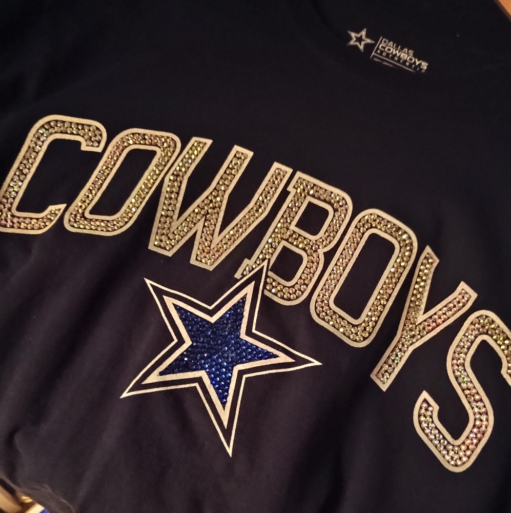 NFL Dallas Cowboys Custom Bling Short Sleeve Tee